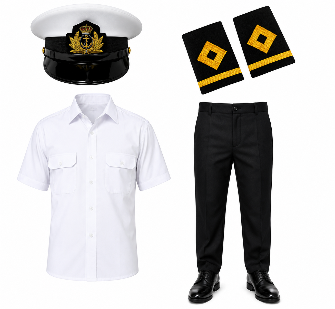 Marchant navy uniform combo set