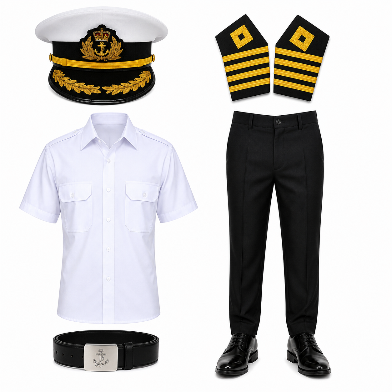 Marchant navy uniform combo set