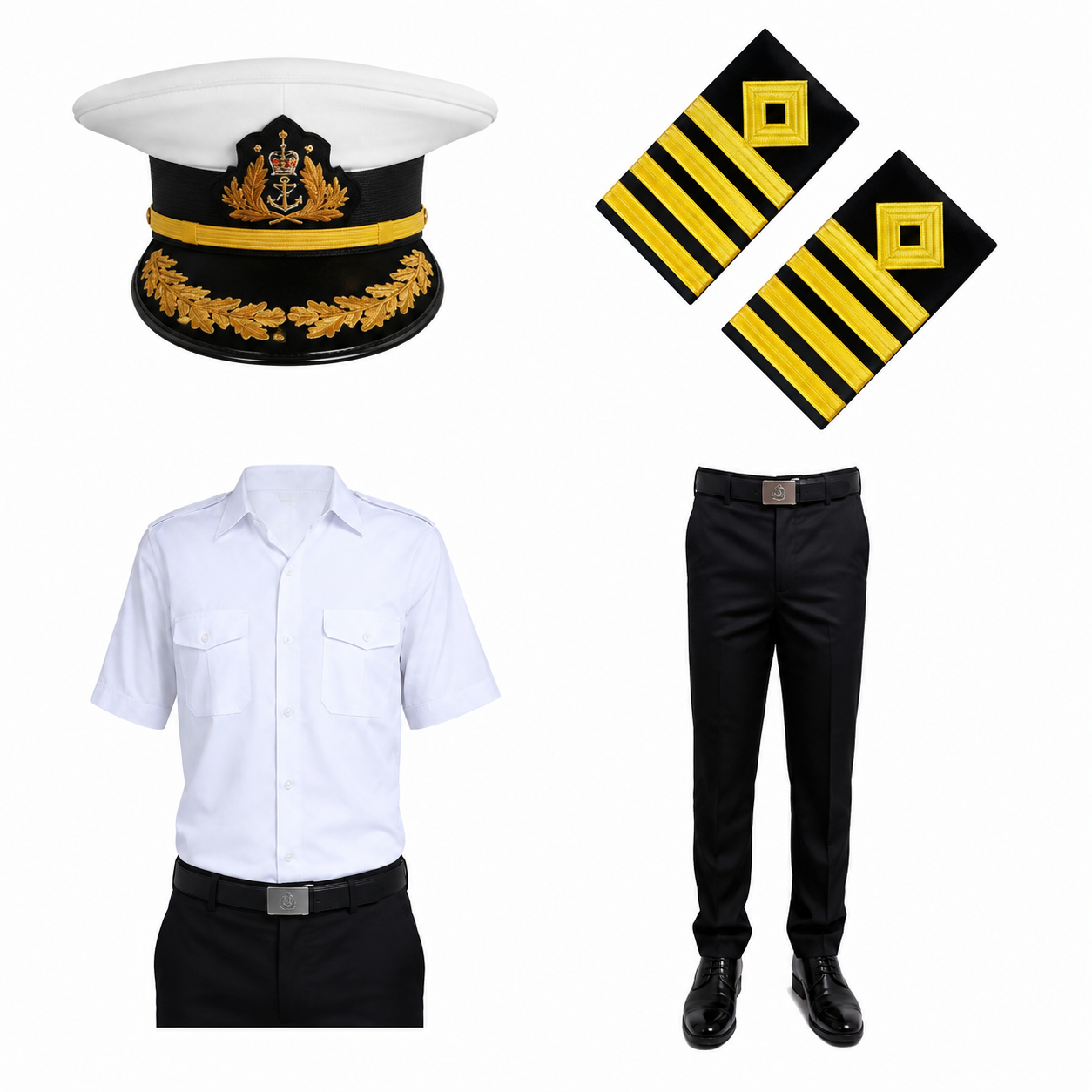 captain uniform marchant navy