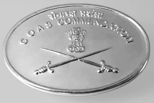 Indian Army COAS Commendation Medal – Silver Finish