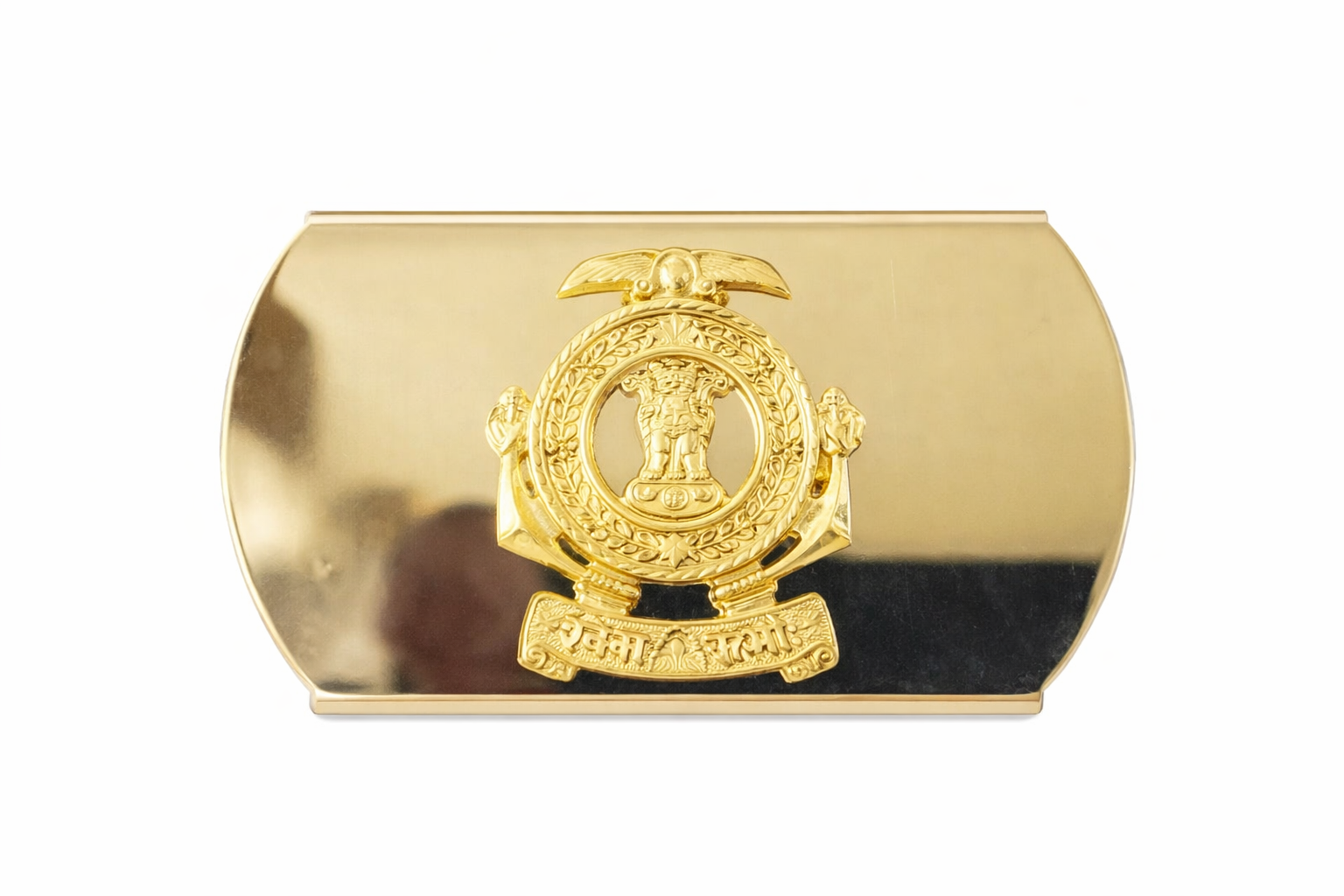 Indian Coast Guard Brass Belt Buckle