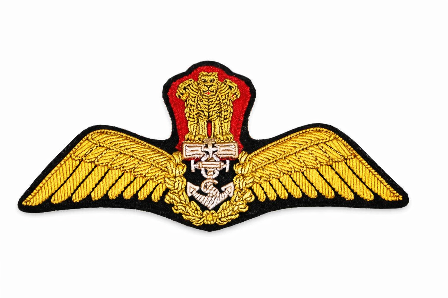 Indian Navy Aviator Wing Badge (Embroidered)