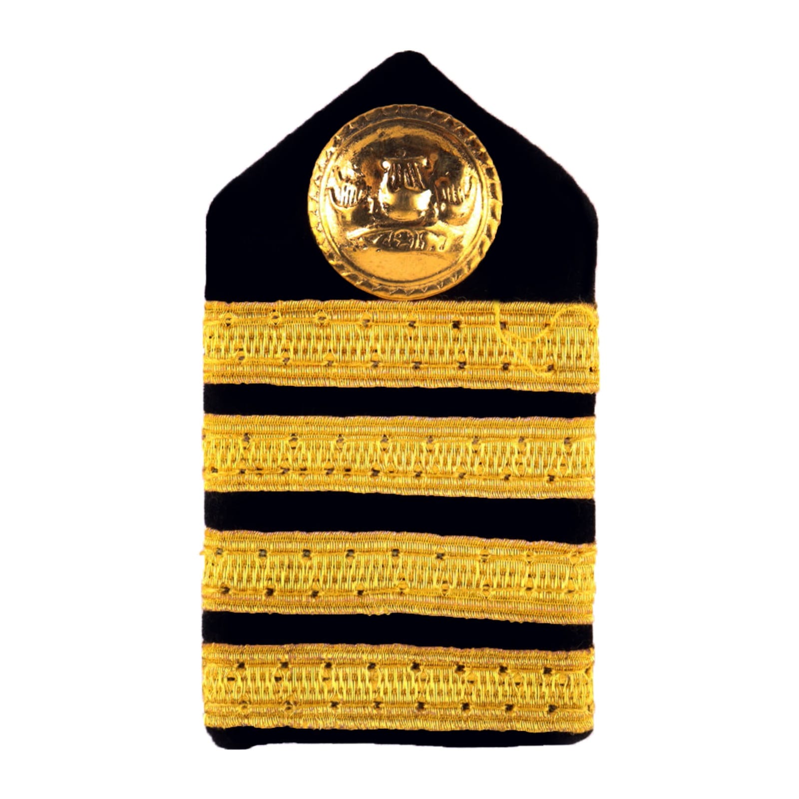 Indian Navy Commander Rank Shoulder Board – 4 Gold Stripes